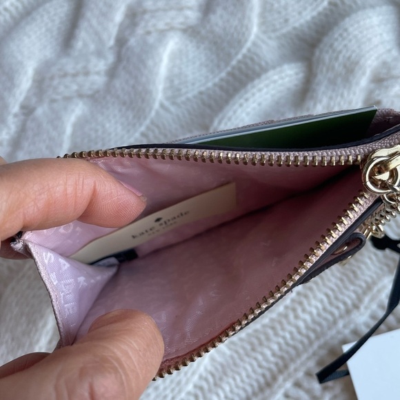 New - Kate Spade Jeweled Small Wallet Key/Coin - Picture 3 of 4